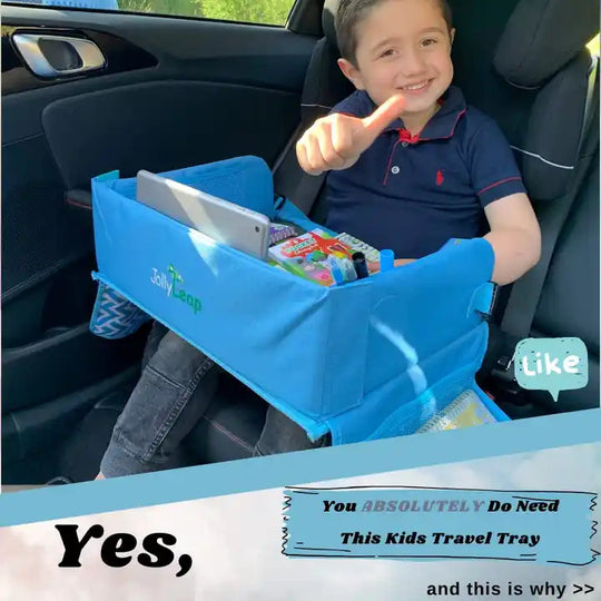 Car Seat Organizer Kids Travel Tray for Kids Toddlers Activities