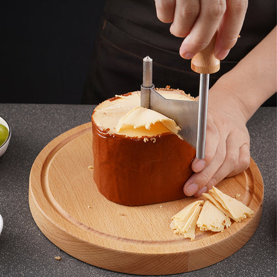 Multifunctional Rust-Proof Shredder Girolle with Handle for Cheese Wheels and Chocolate (MOQ 10 Sets)