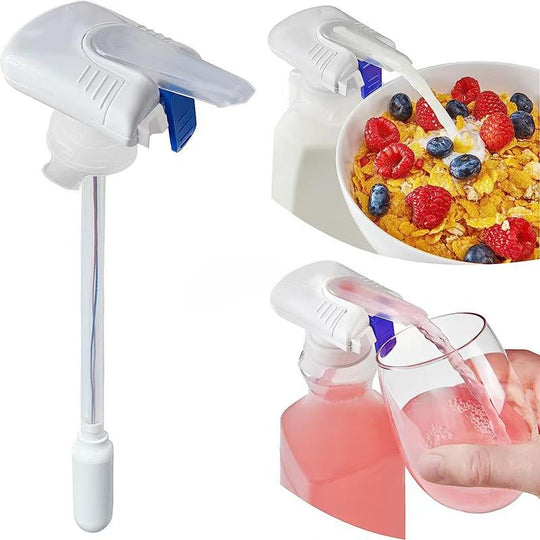 Automatic Beverage Dispenser with Straw and Spout (MOQ 10 Sets)