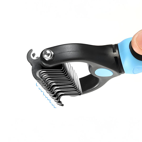 Dog & Cat Detangling Comb – Pet Grooming Brush for Knots & Tangled Fur