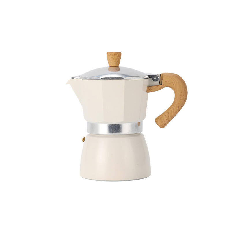 Classic Italian Style Moka Pot Single Valve Small Metal Coffee Maker