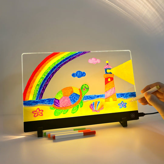 Creative Acrylic Luminous LED Message Board Light Up