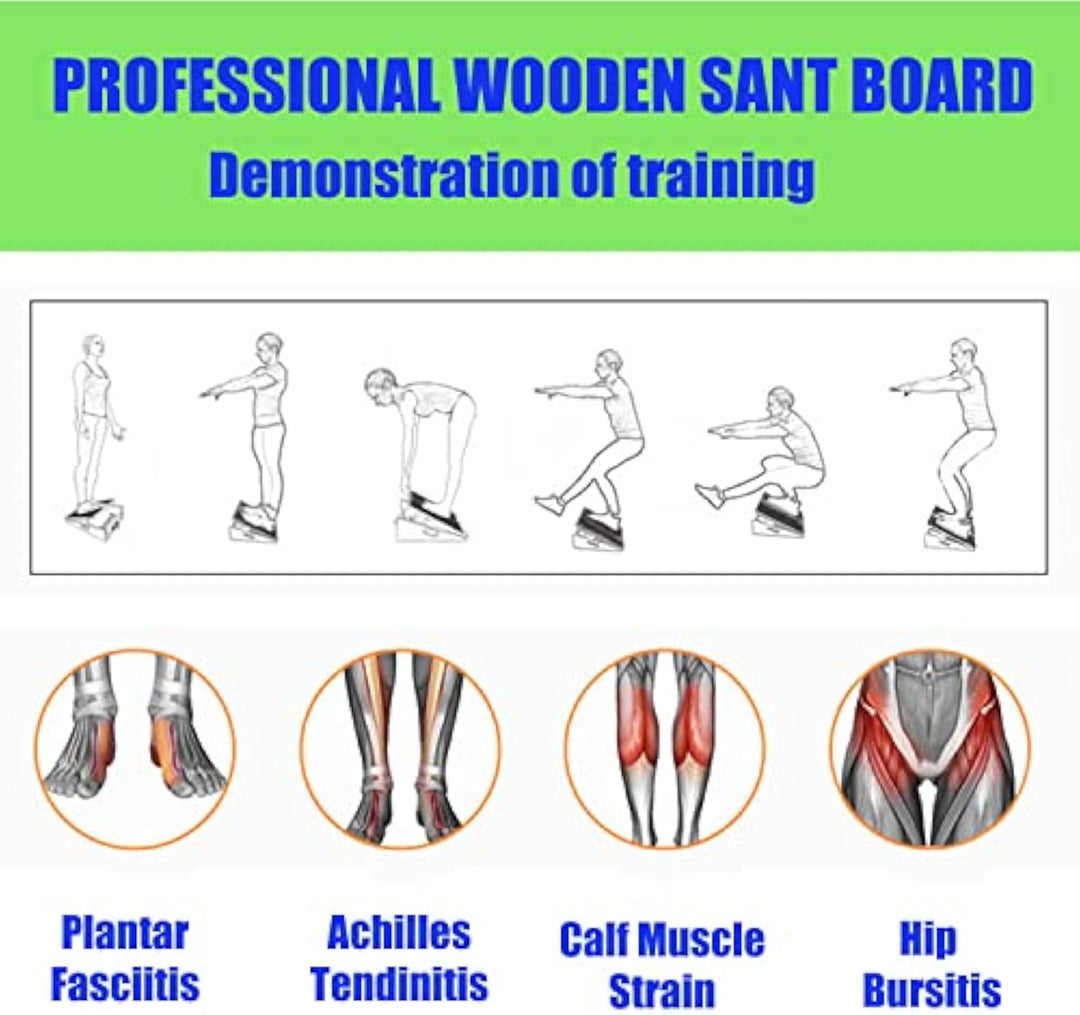 Adjustable Incline Board and Calf Stretcher, Slant Board