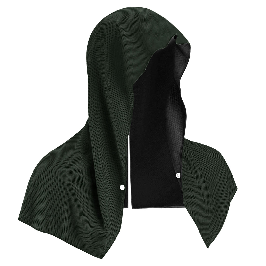 Magic Neck and Face Ice Towel Microfiber Cold Guard Towel Cooling Hoodie Towel for Outdoor (MOQ 10 Sets)