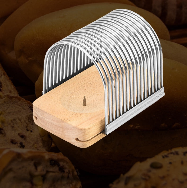 Stainless Steel Bread Slicer- Bread Slicer for Homemade Bread-Kitchen Baking Tools (MOQ 10 Sets)