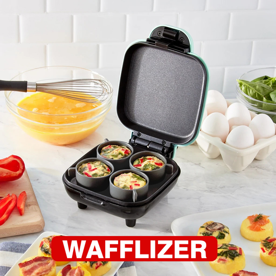 Electric Egg Bite Cooker – Effortless Protein Bites, Compact & Portable, Slip-Resistant Base for Stability