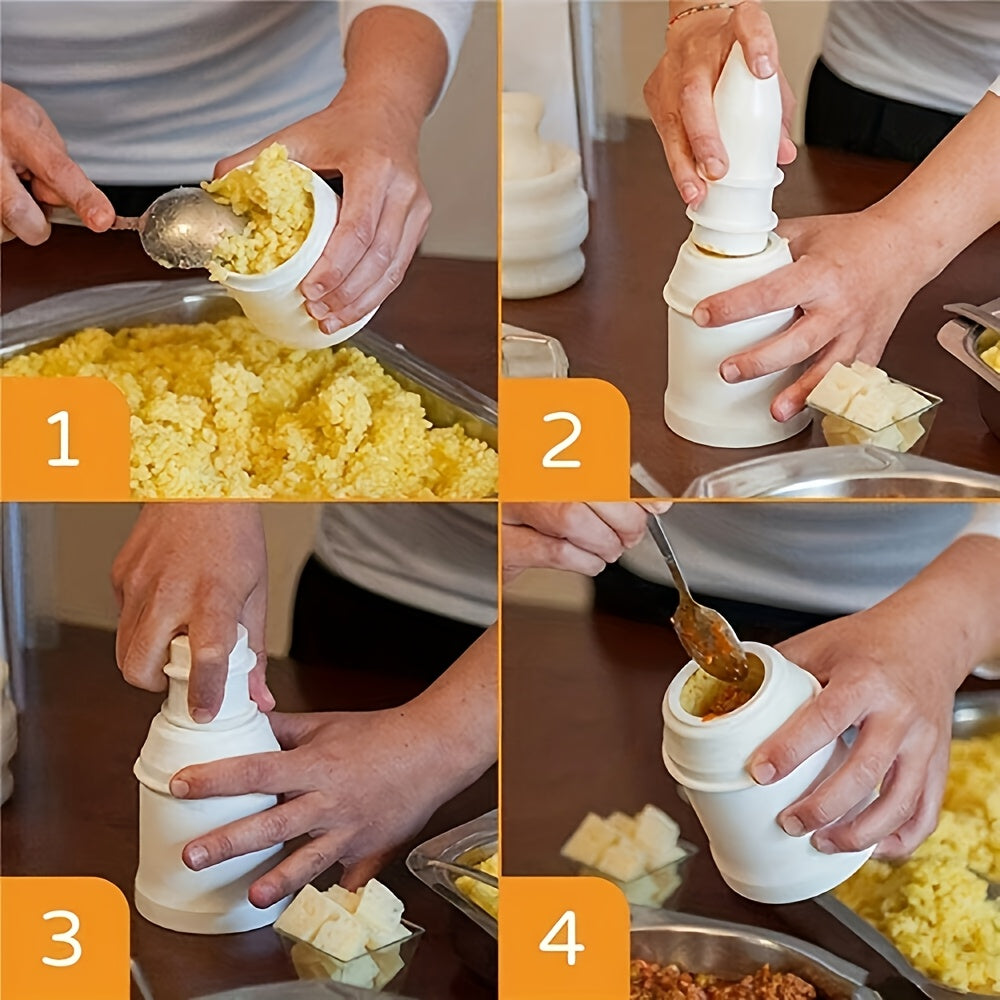 Arancini Maker Mold Set Dual Set for Round & Conical Rice Ball Bento Meals