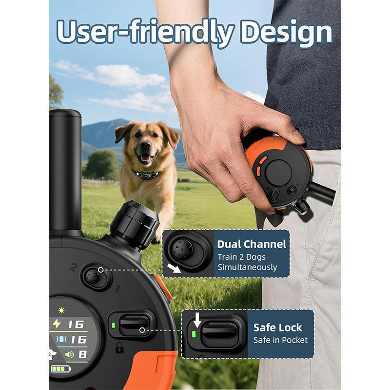 Dog Training Collar with Remote, 3300ft Range, Rechargeable IPX7 Waterproof E-Collar with Beep, Vibration, Static &amp; LED Light for Small, Medium &amp; Large Dogs (MOQ 10 sets)