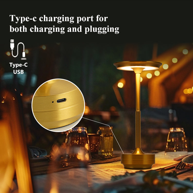Portable Cordless LED Table Lamp | 6000mAh Rechargeable Battery Stepless Dimming (MOQ 10 Sets)
