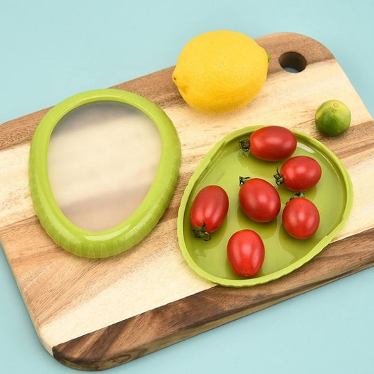 Eco‑Friendly Reusable Silicone Produce Pods – 4‑Pack Stretch Containers for Fruit & Veggie Storage (MOQ 10 Sets)