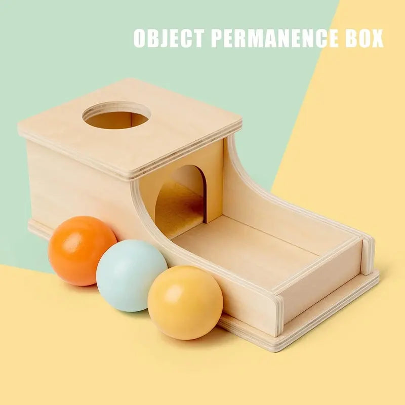 Montessori Wooden Pitch Ball Box Early Education (MOQ 10 Sets)