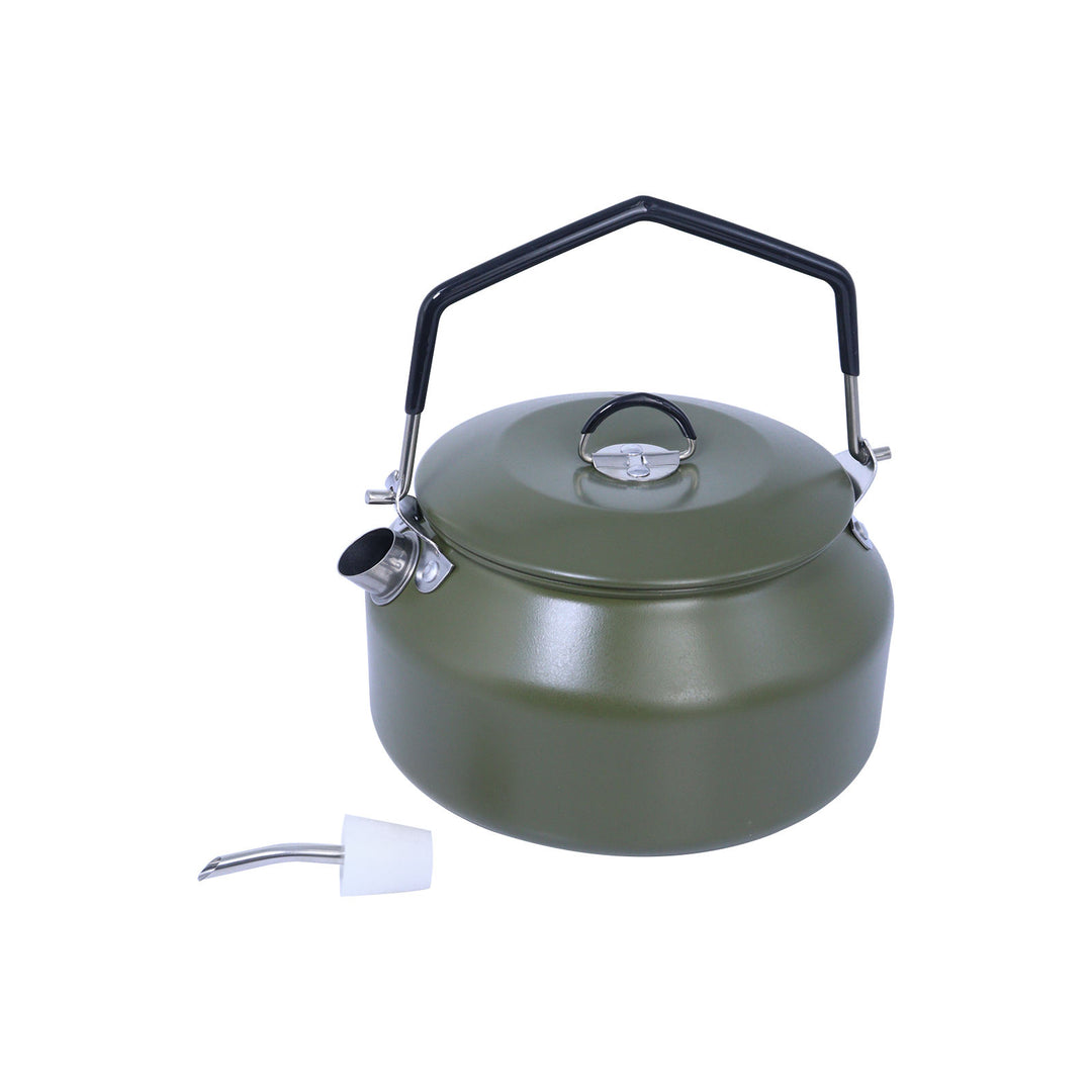 Camping Cookware Set with Gas Stove Outdoor Cooking Set Portable Coffee Maker Set (MOQ 10 Sets)