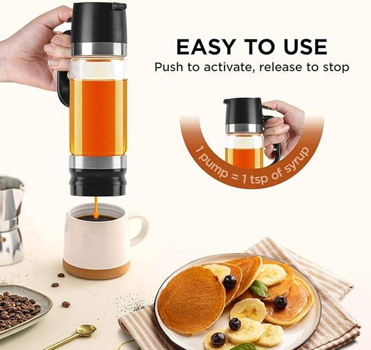 Honey Dispenser Pot No Drip Honey Container With Handle Syrup