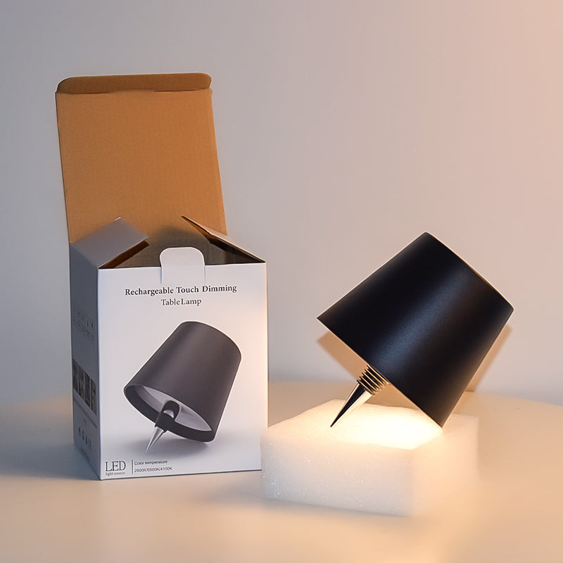 Rechargeable Luxury Wine Bottle Table Lamp with 3 Color Dimming for Bars & Events