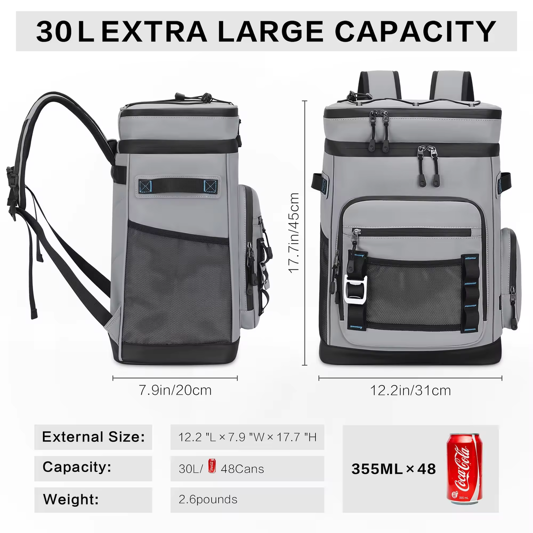 Waterproof Insulated Cooler Backpack Insulated Leakproof Thermal Cooler (MOQ 10 Sets)