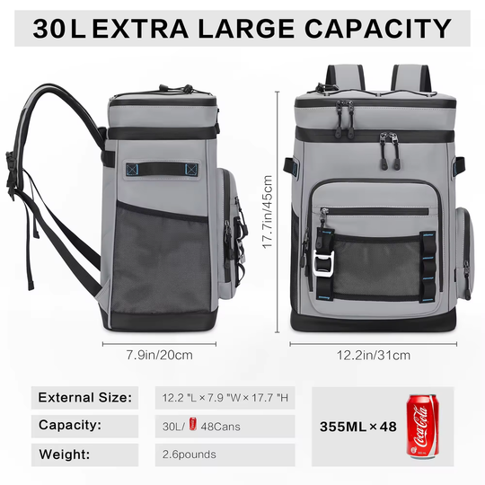 Waterproof Insulated Cooler Backpack Insulated Leakproof Thermal Cooler (MOQ 10 Sets)