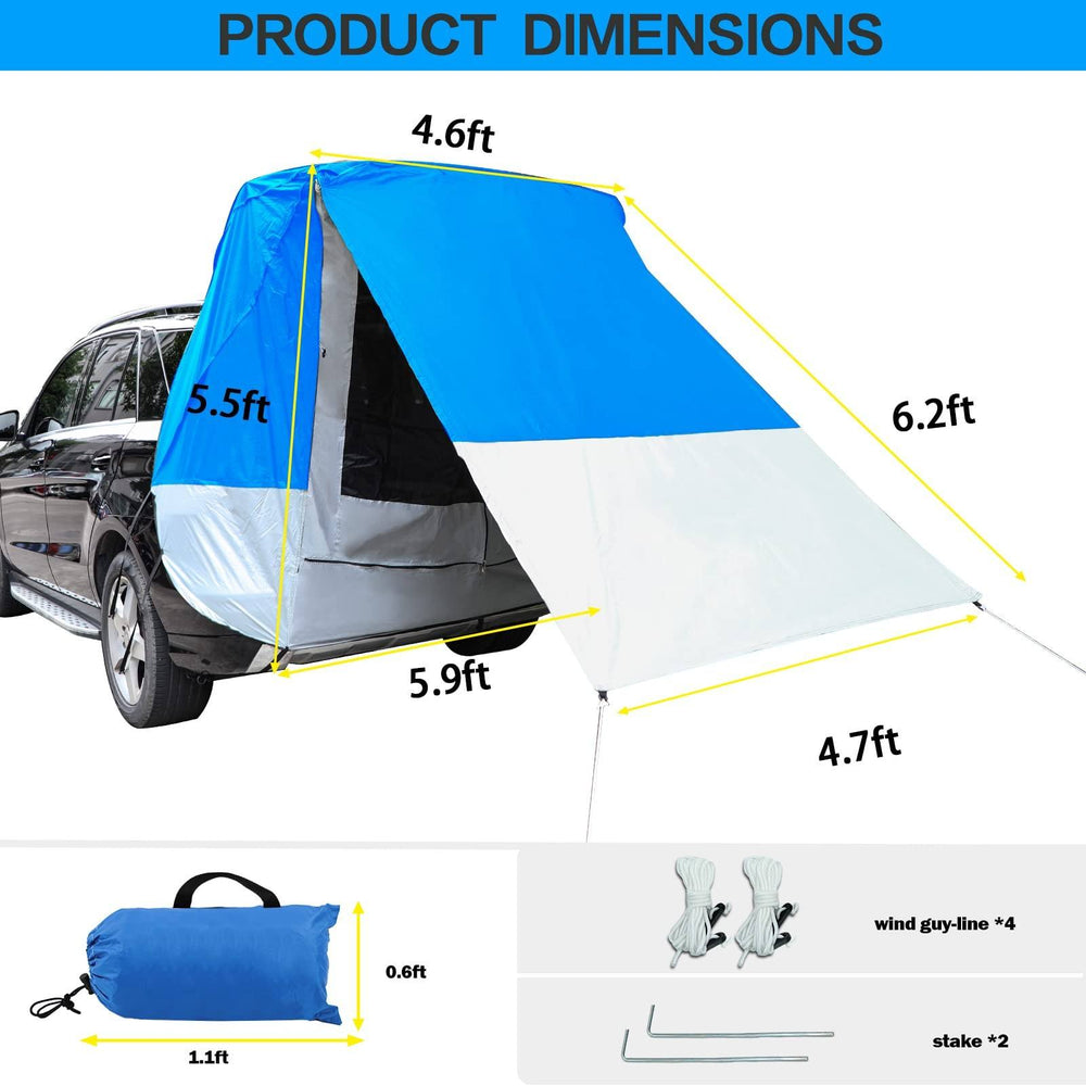 Waterproof SUV Tailgate Tent - Large Portable Shelter (MOQ 10 Sets)