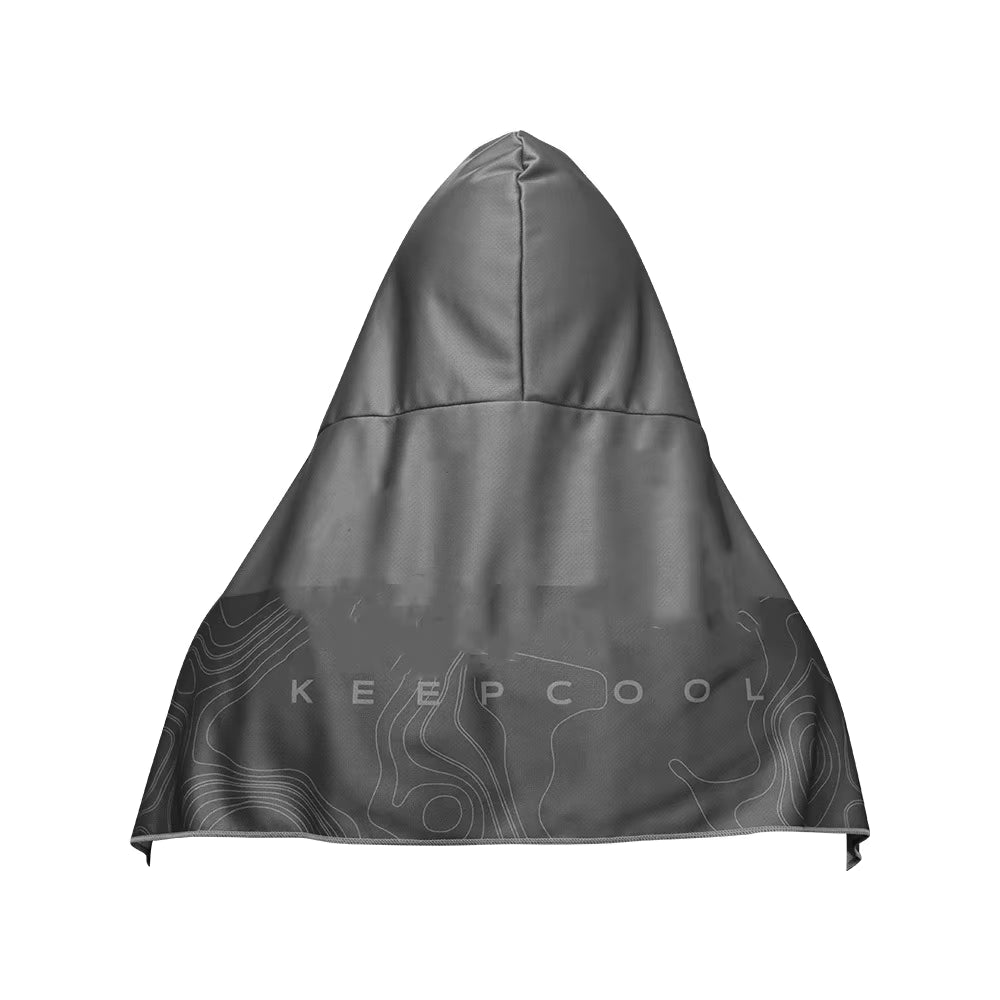 Magic Neck and Face Ice Towel Microfiber Cold Guard Towel Cooling Hoodie Towel for Outdoor (MOQ 10 Sets)