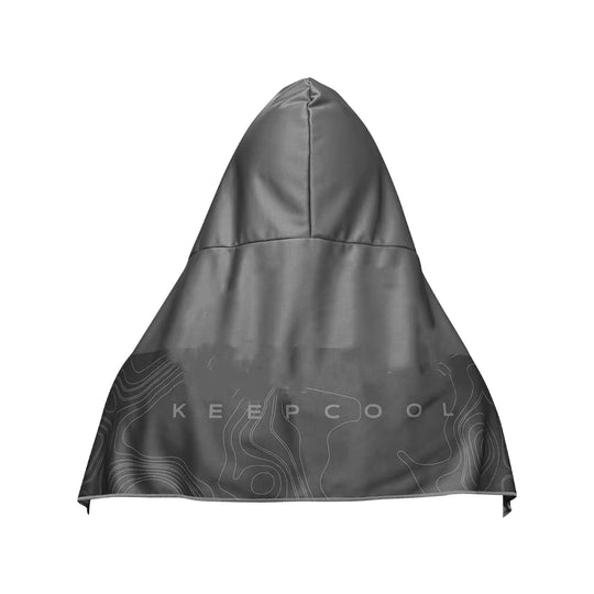 Magic Neck and Face Ice Towel Microfiber Cold Guard Towel Cooling Hoodie Towel for Outdoor (MOQ 10 Sets)