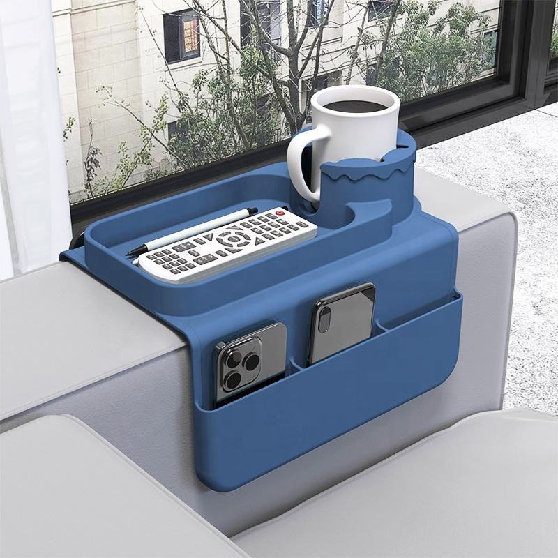 Sofa Drink Holder Portable Silicone Sofa Coaster Anti-slip Couch Armrest Cup Holder