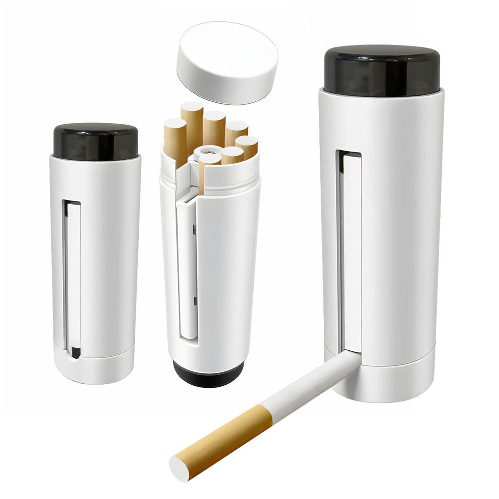 One-Press Pop-Up Cigarette Dispenser Case, 7-Cigarette Portable Storage Box (MOQ 10 Sets)