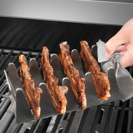 BBQ Grill Gloves & Multi Grill Rack Pack