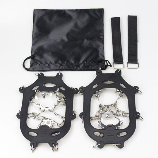 Anti Slip Crampons Ice Cleats for Hiking Snow Boots Shoes 28 Spikes