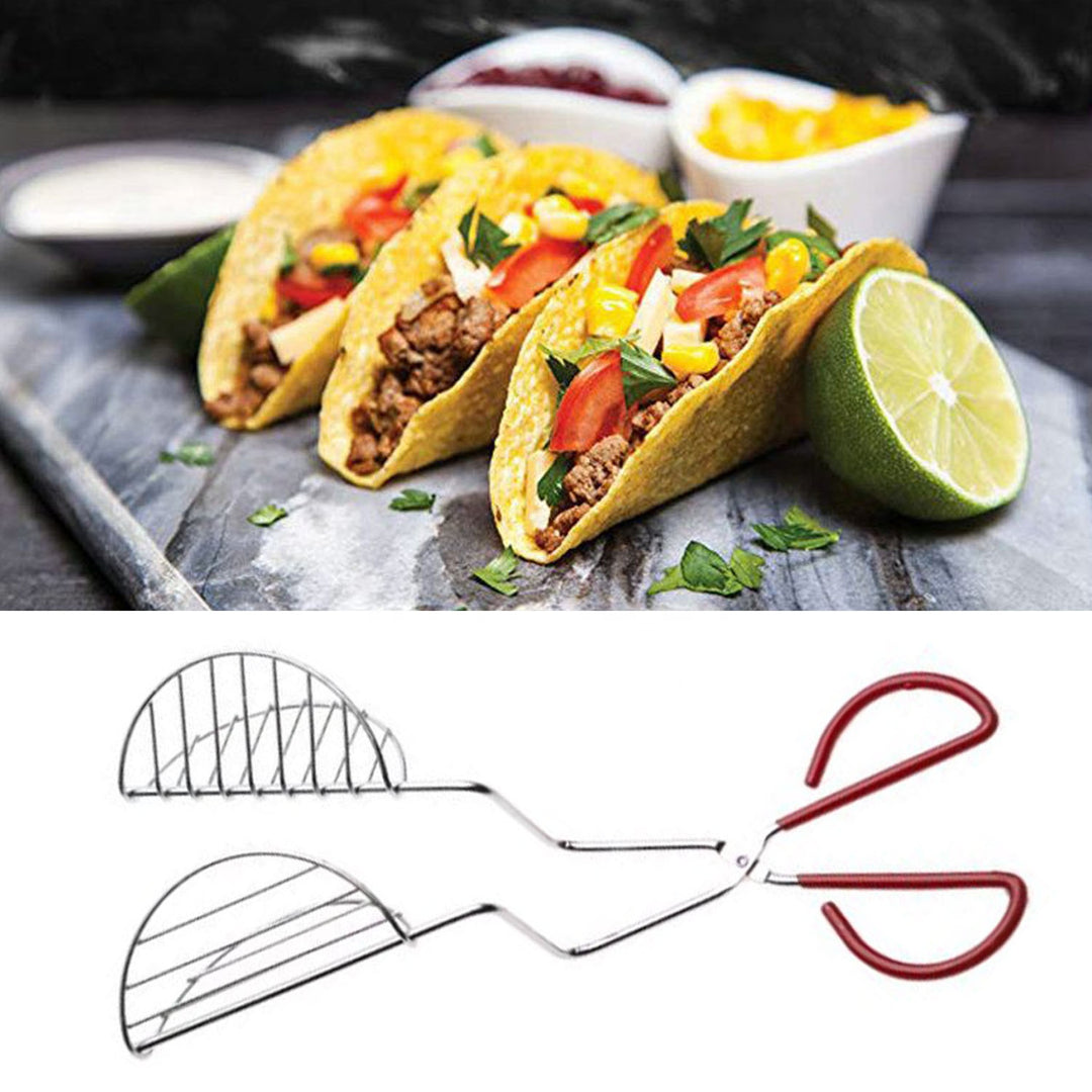 Stainless Steel Taco Maker Tongs (MOQ 10 Sets)