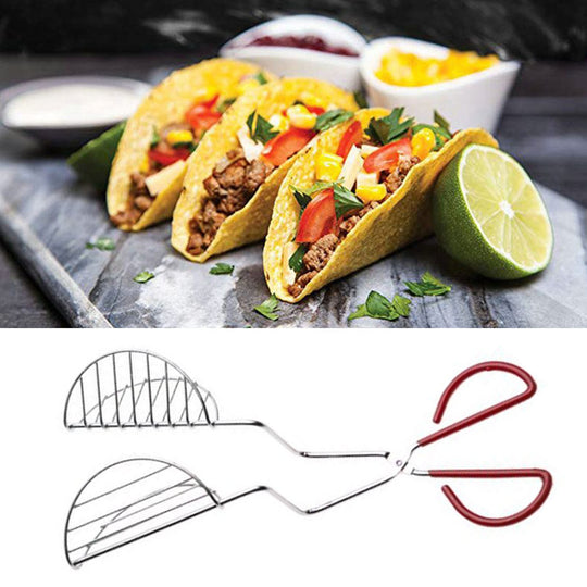 Stainless Steel Taco Maker Tongs (MOQ 10 Sets)