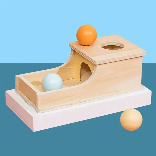 Montessori Wooden Pitch Ball Box Early Education (MOQ 10 Sets)