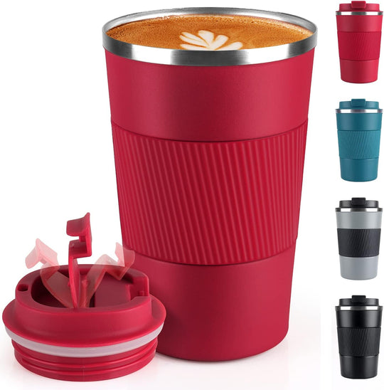 Vacuum Stainless Steel Insulated Travel Mug Spill Proof with Leakproof Lid