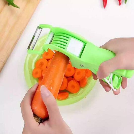 Quick 2-in-1 Banana & Cucumber Slicer Easy Fruit & Salad Prep Tool (MOQ 10 Sets)