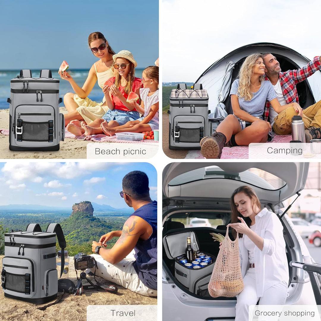 Waterproof Insulated Cooler Backpack Insulated Leakproof Thermal Cooler (MOQ 10 Sets)