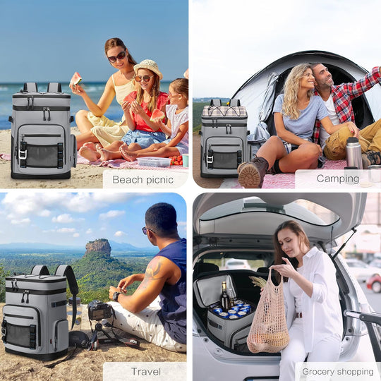 Waterproof Insulated Cooler Backpack Insulated Leakproof Thermal Cooler (MOQ 10 Sets)