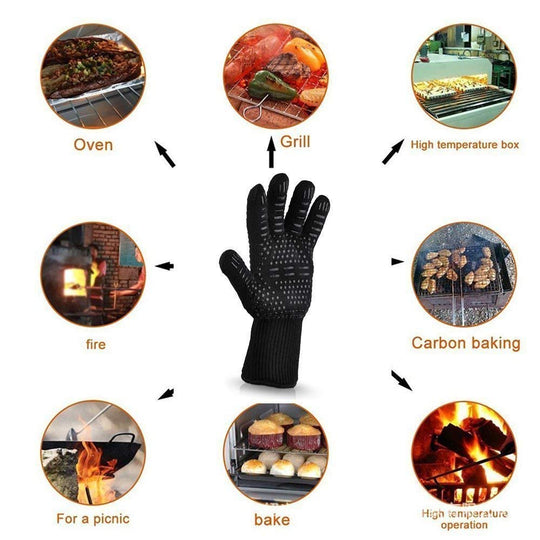 BBQ Grill Gloves & Bear Claws Twin pack(Bulk 3 Sets)