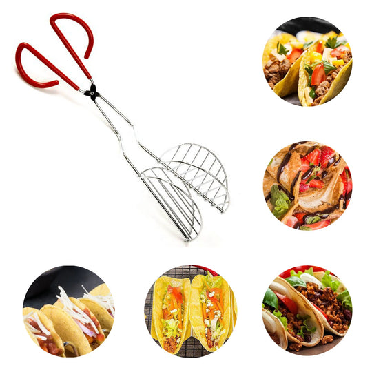 Stainless Steel Taco Maker Tongs (MOQ 10 Sets)