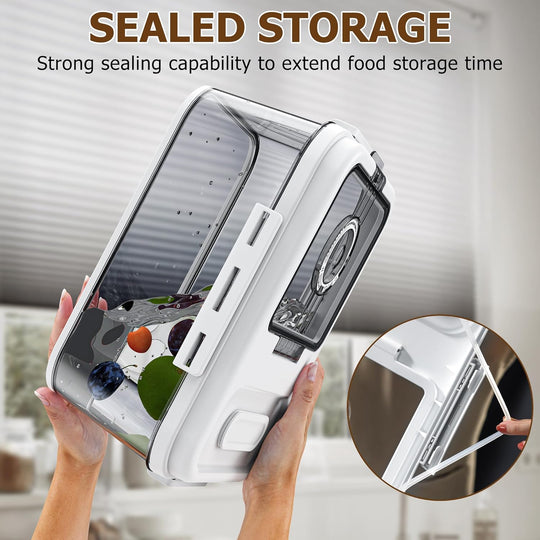 Storage Container  Bread Rice Box for Kitchen Countertop Airtight (MOQ 10 Pcs)
