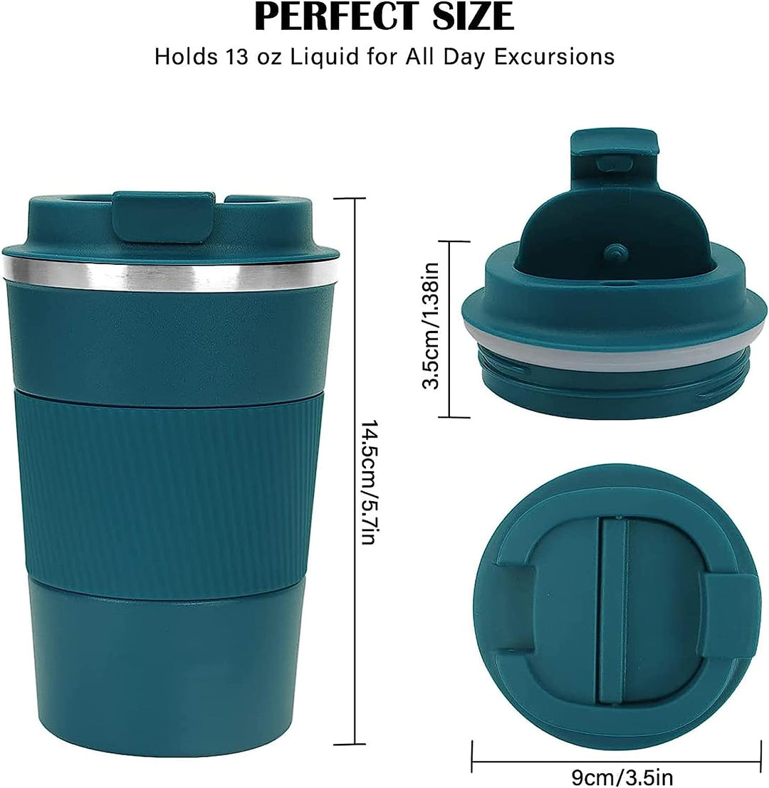 Vacuum Stainless Steel Insulated Travel Mug Spill Proof with Leakproof Lid