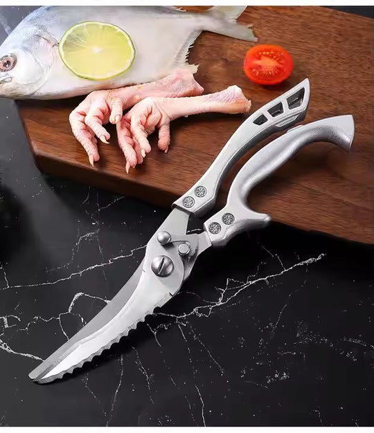 Heavy Duty Poultry Shears, Stainless Steel Kitchen Scissors (MOQ 10 Sets)