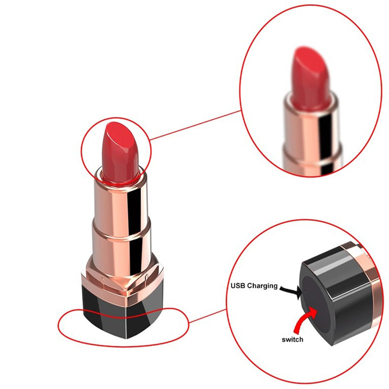 Lipstick Multi Speed Secret Vibrator- MOQ 10 pcs