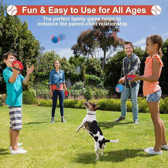 Baseball Glove & Ball Set - Beginner Toss & Catch Game Toy for Ages 3-12, Outdoor Family Sports Gift for Boys/Girls