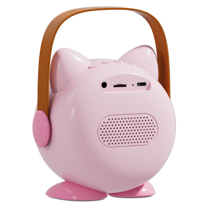 Kids Mini Karaoke Machine with 2 Wireless Mics, Bluetooth 5.3 Speaker with Rainbow Lights &amp; Magic Voice Effects, Gift for Girls &amp; Boys Ages 3-12(10 Pack)