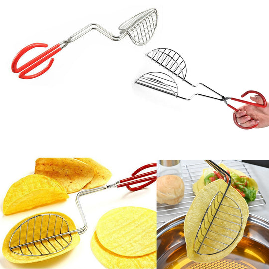 Stainless Steel Taco Maker Tongs (MOQ 10 Sets)