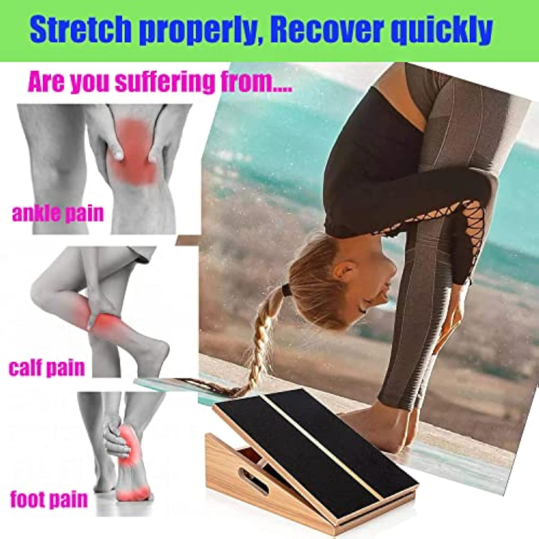 Adjustable Incline Board and Calf Stretcher, Slant Board