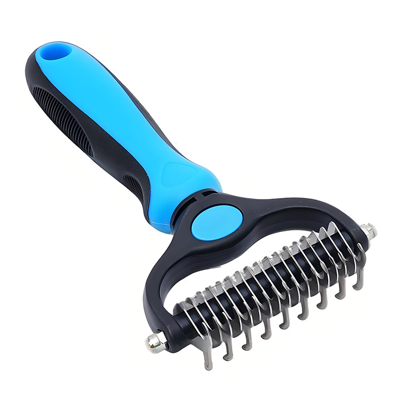 Dog & Cat Detangling Comb – Pet Grooming Brush for Knots & Tangled Fur