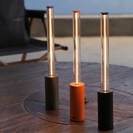 Modern Rechargeable LED Tube Table Lamp – Minimalist Ambient Desk Light