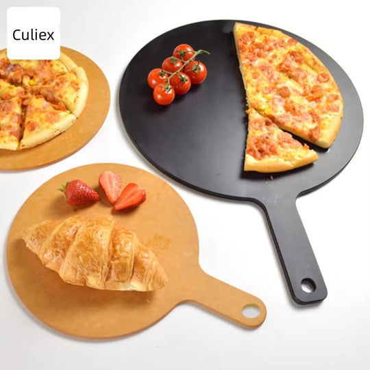 Wood Fibre Round Pizza Serving Boards