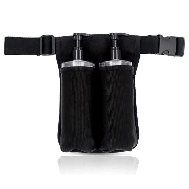 Adjustable Waterproof Polyester Massage Bottle Holster Oil Belt Bag