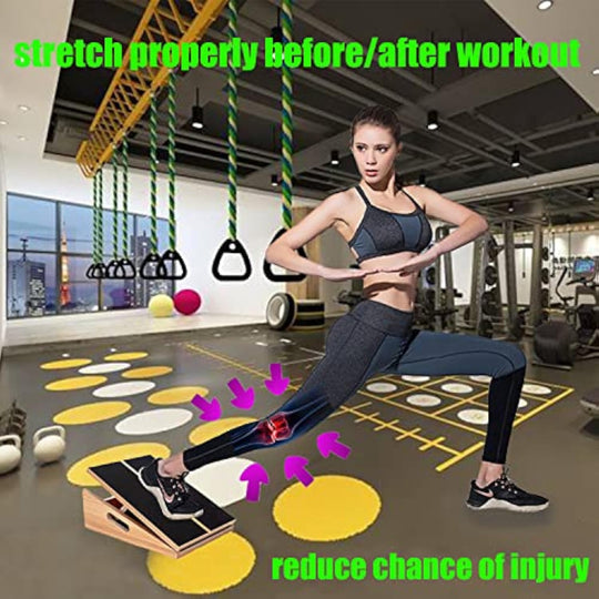 Adjustable Incline Board and Calf Stretcher, Slant Board