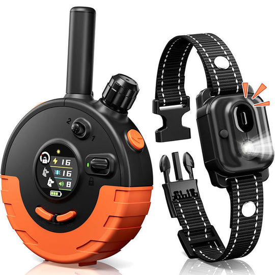 Dog Training Collar with Remote, 3300ft Range, Rechargeable IPX7 Waterproof E-Collar with Beep, Vibration, Static & LED Light for Small, Medium & Large Dogs (MOQ 10 sets)